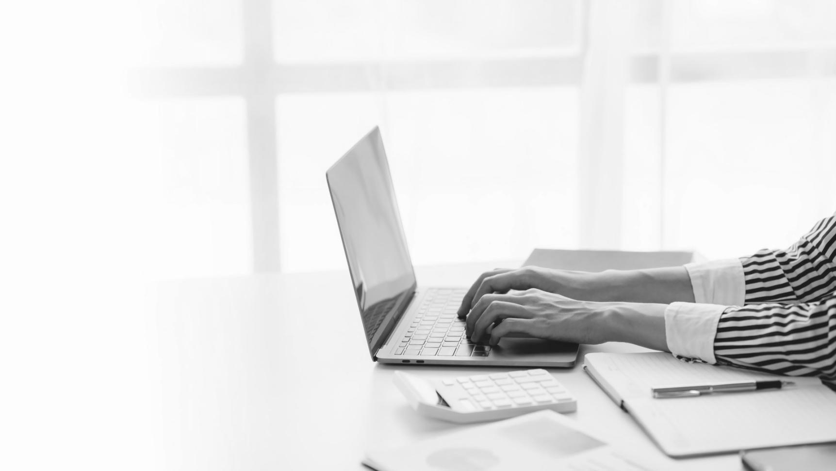 Workspace environment showcasing design process